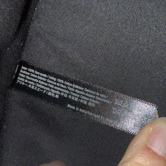 Urban Outfitters Suede Speedy Satchel Crossbody Convertible Leather Black NEW - Picture 9 of 16